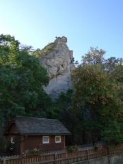 Der erste Teil des Stieges.
