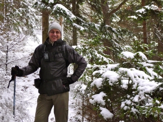 Bei dieser Tour gesehen: den ersten Schnee 2011 ;-)